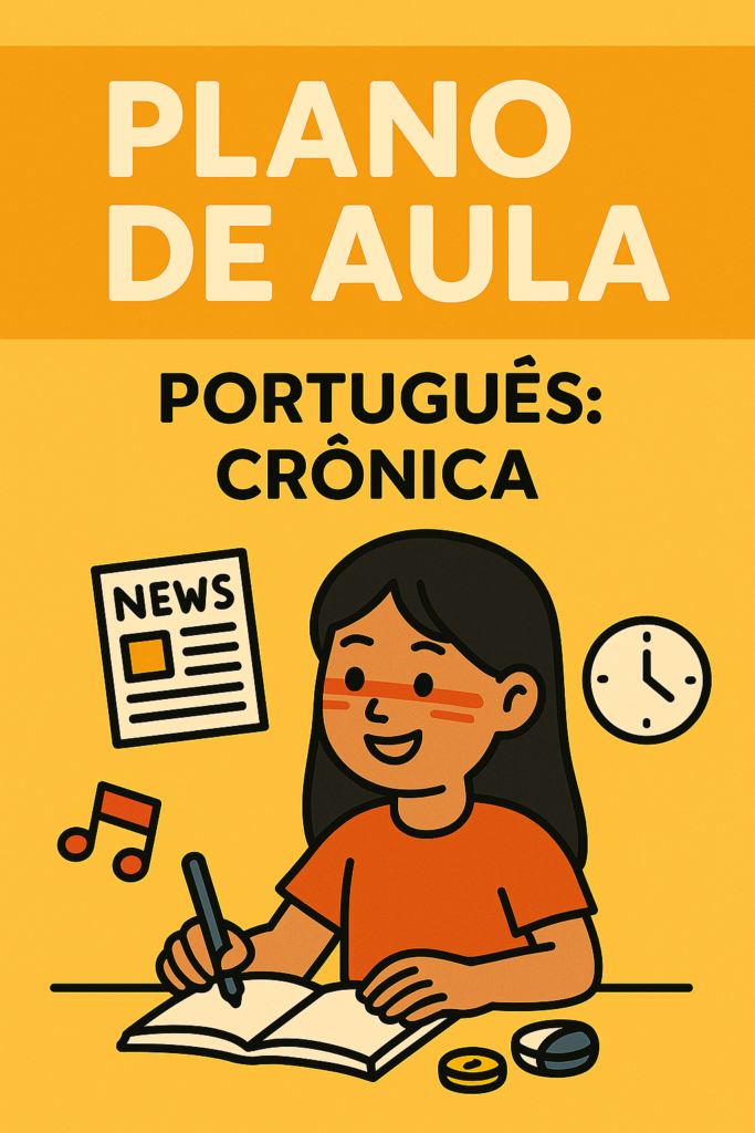 Plano de aula completo  do 5º Ano Fundamental-Crônica