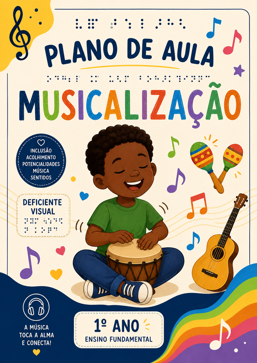 Plano de aula deficiente visual- Musicalização